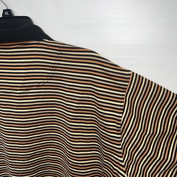 T. Harris Button Up Adult XL Multicolor Mens Short Sleeve Cotton Polo - Picture 12 of 15